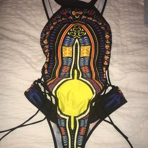 African inspired one piece